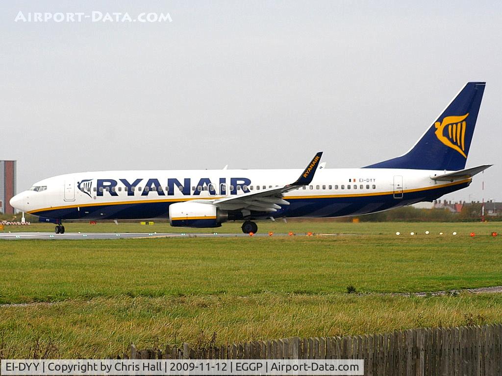 EI-DYY, 2008 Boeing 737-8AS C/N 37521, Ryanair