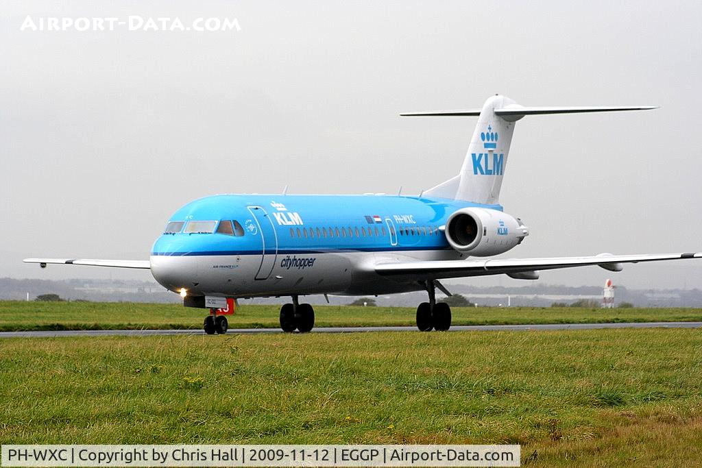 PH-WXC, 1996 Fokker 70 (F-28-0070) C/N 11574, KLM