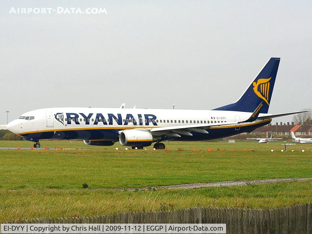EI-DYY, 2008 Boeing 737-8AS C/N 37521, Ryanair