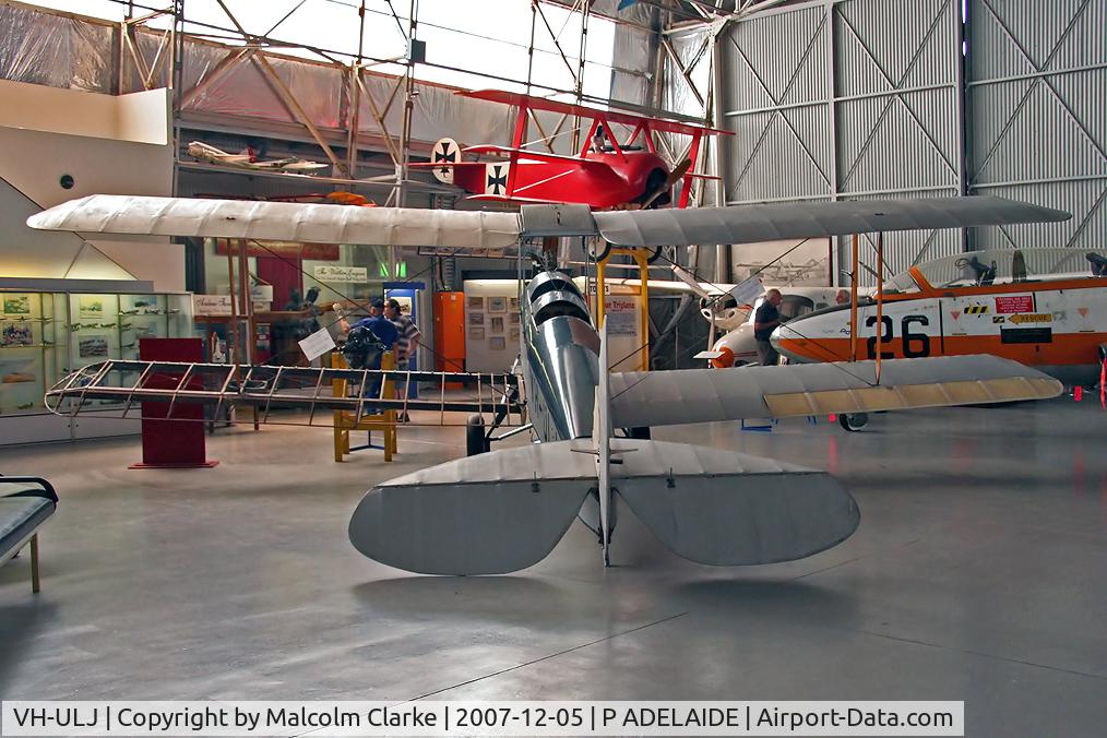 VH-ULJ, De Havilland DH-60G Gypsy Moth C/N 1074, De Havilland DH.60 Moth in The South Australian Aviation Museum, Port Adelaide, South Australia in 2007.