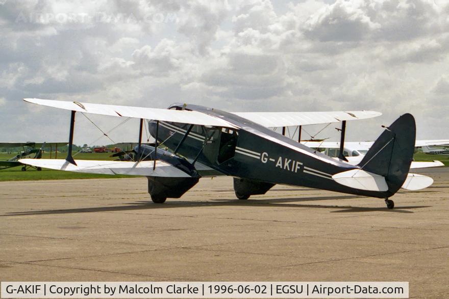 G-AKIF, 1944 De Havilland DH-89A Dominie/Dragon Rapide C/N 6838, De Havilland DH.89A Dragon Rapide at Duxford's Classic Jet and Fighter Display 1996