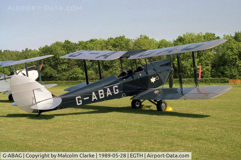 G-ABAG, 1930 De Havilland DH60G Gipsy Moth C/N 1259, De Havilland DH-60G Gipsy Moth. On De Havilland Day at the Shuttleworth Trust, Old Warden