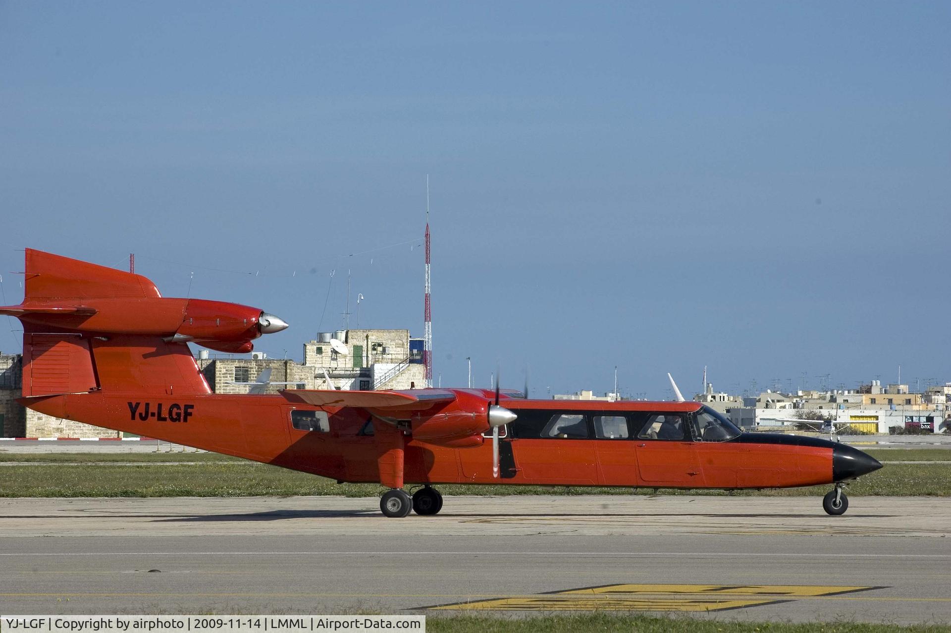 YJ-LGF, 1976 Britten-Norman BN-2A MK.III-2 Trislander C/N 1023, Red Trislander