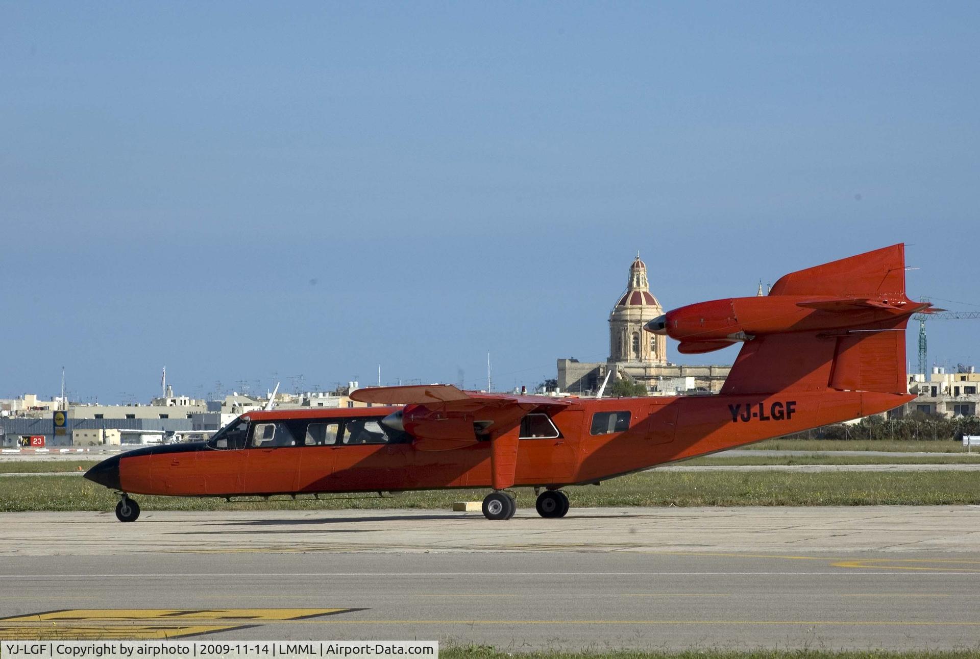 YJ-LGF, 1976 Britten-Norman BN-2A MK.III-2 Trislander C/N 1023, Red Trislander