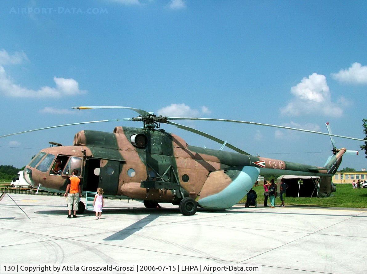 130, 1968 Mil Mi-8T Hip C/N 200130, Pápa HUNAF Base Airport