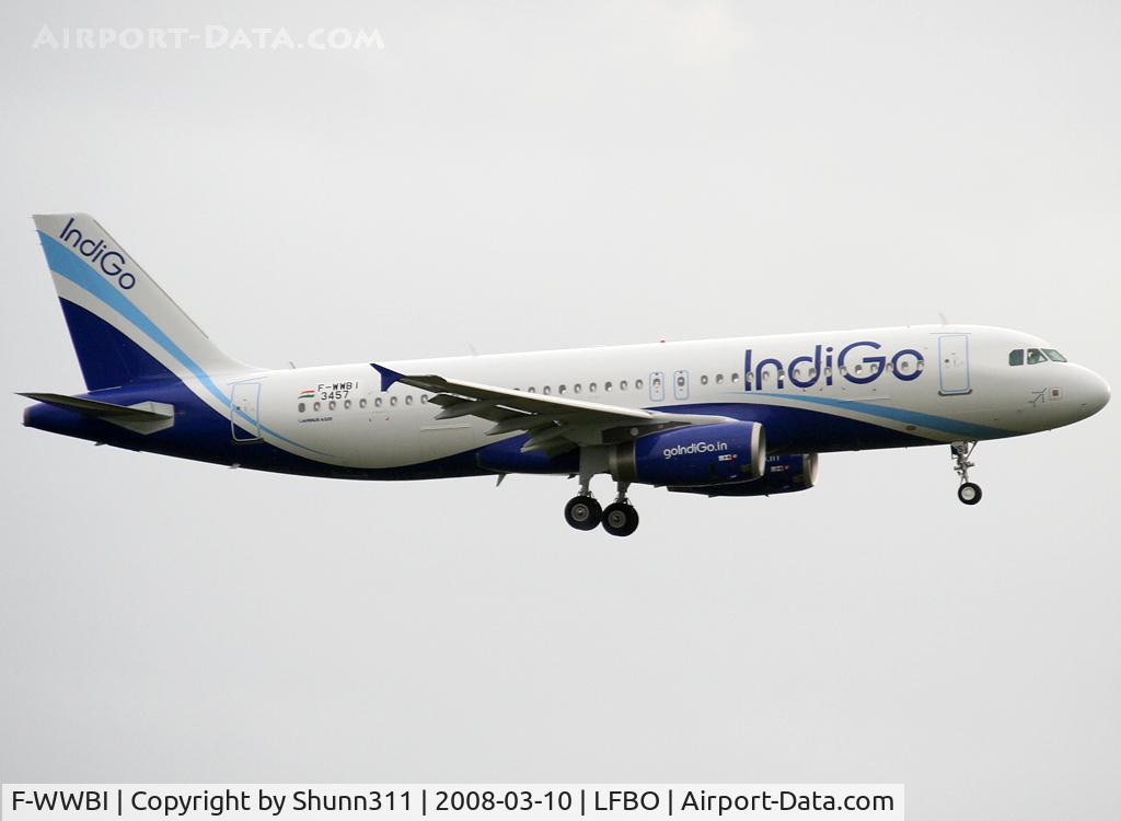 F-WWBI, 2008 Airbus A320-232 C/N 3457, C/n 3457 - To be VT-INS