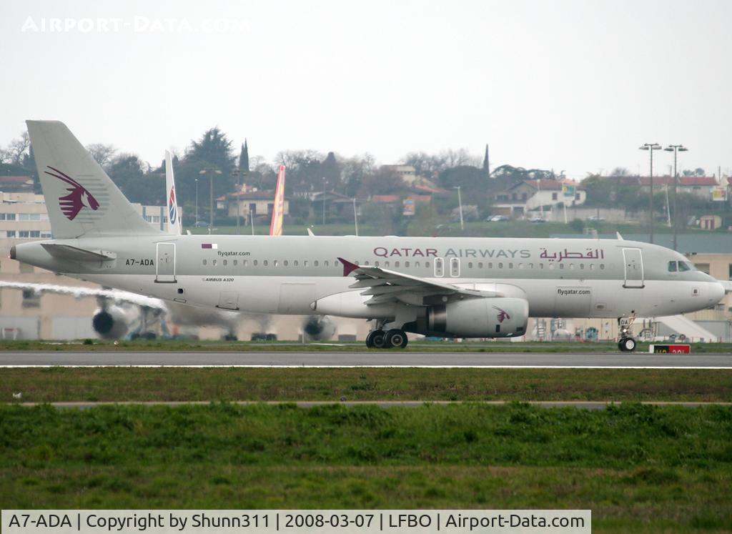 A7-ADA, 2001 Airbus A320-232 C/N 1566, Lining up rwy 32L for departure...