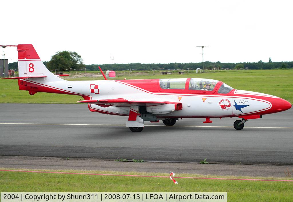 2004, PZL-Mielec TS-11 Iskra bis DF C/N 3H-2004, Come back from demo flight during LFOA Airshow 2008