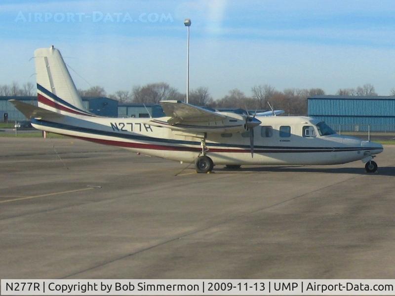 N277R, 1964 Aero Commander 680FL Commander C/N 1394-52, On the ramp at Indianapolis Metro.