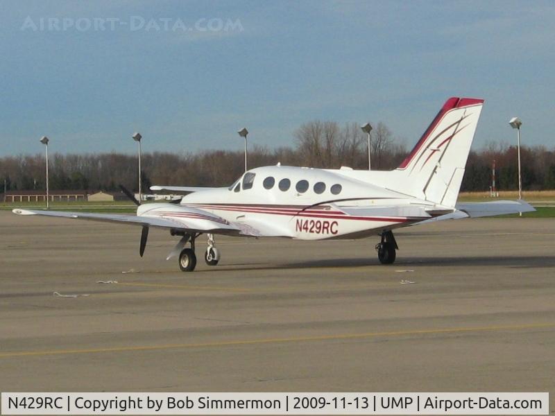 N429RC, 1979 Cessna 414A Chancellor C/N 414A0243, On the ramp at Indianapolis Metro.