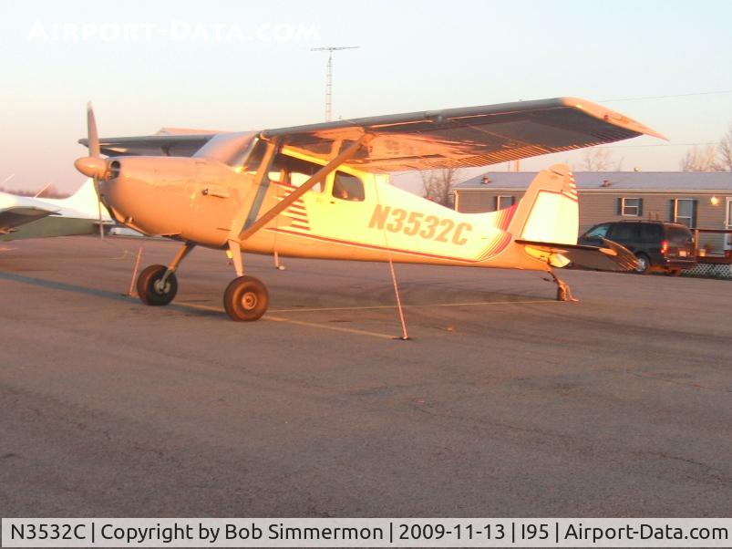N3532C, 1954 Cessna 170B C/N 26575, On the ramp at Kenton, Ohio