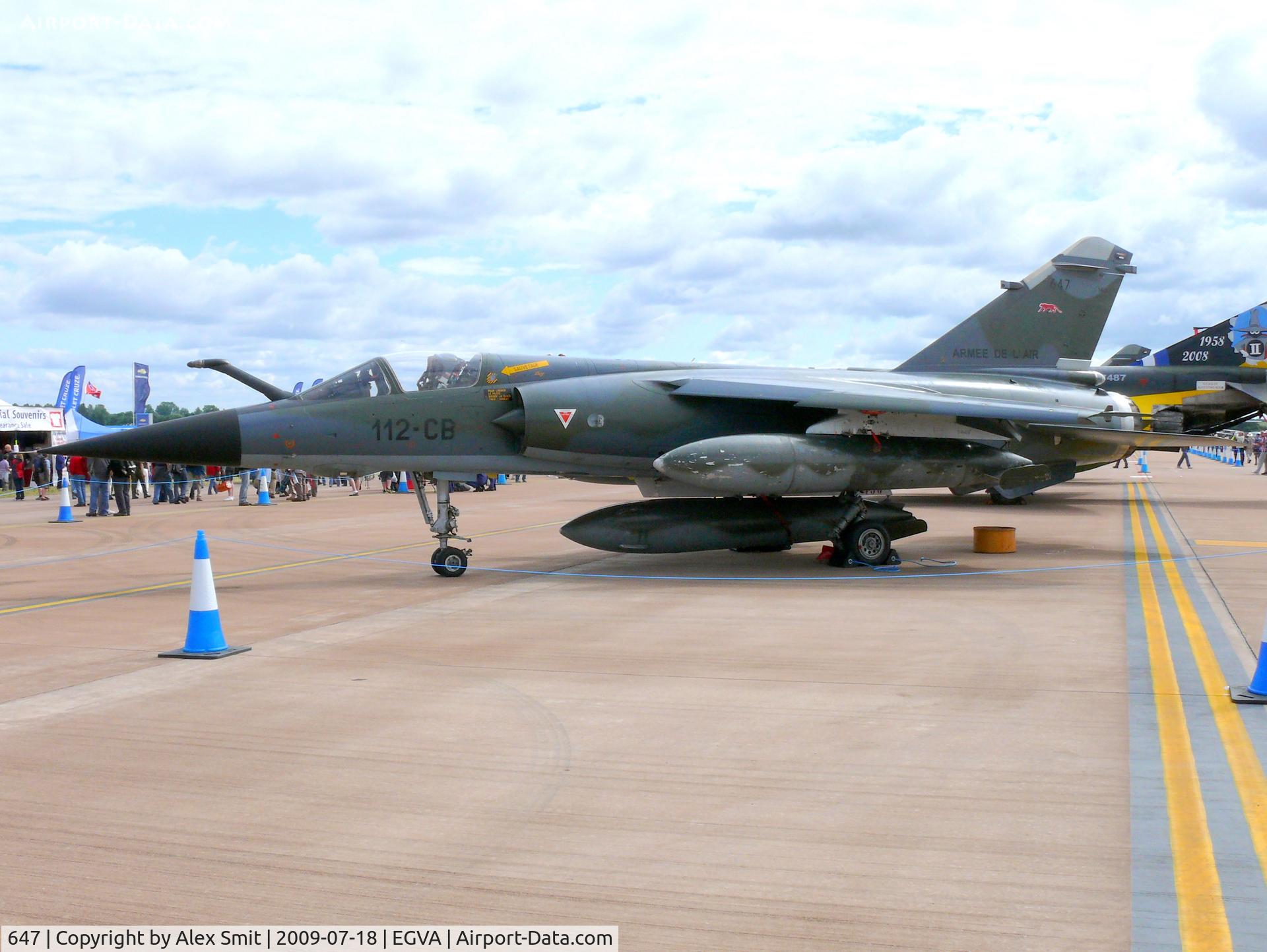 647, Dassault Mirage F.1CR C/N 647, Dassault Mirage F1CR 647/112-CB French Air Force