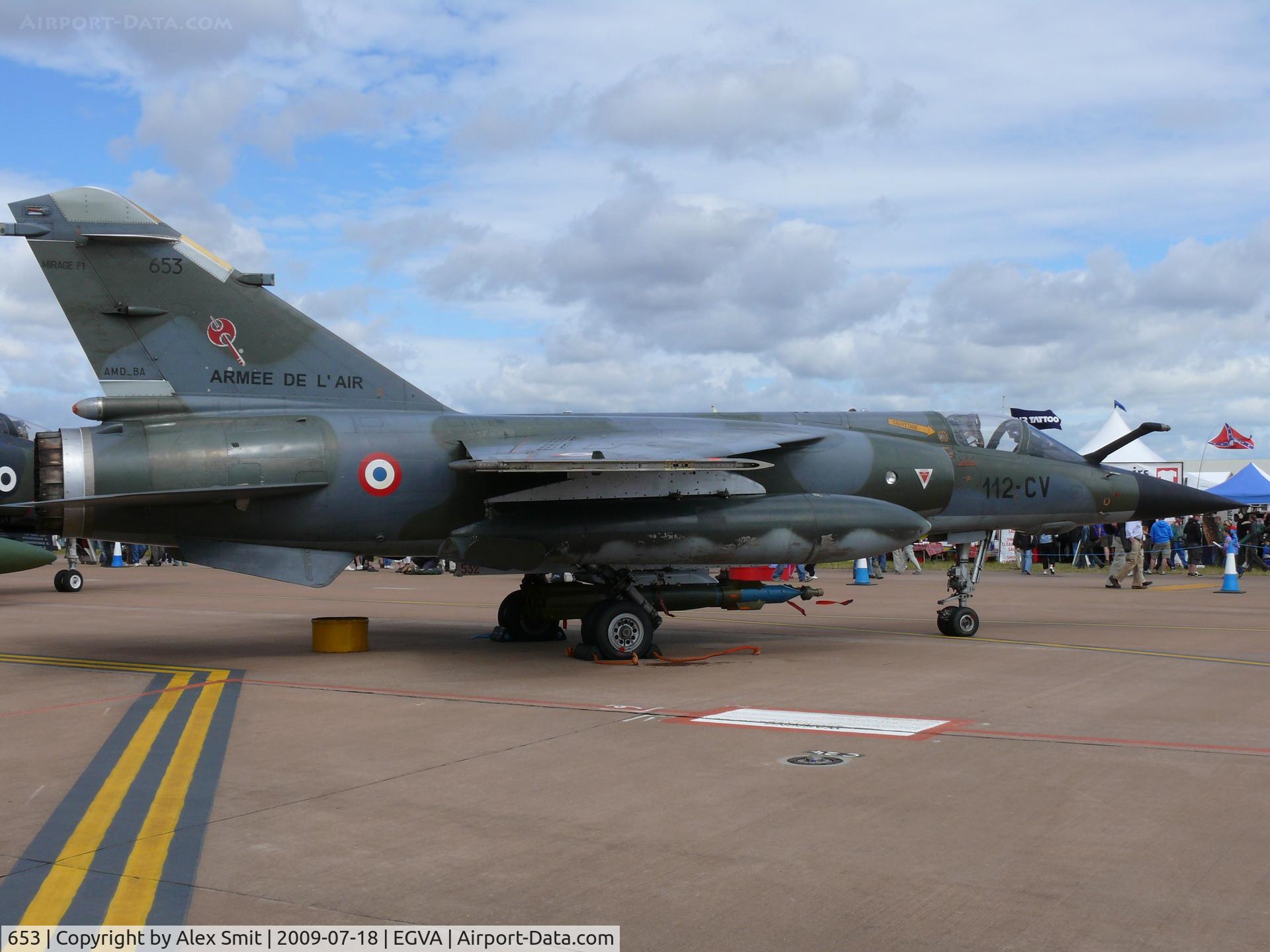 653, Dassault Mirage F.1CR C/N 653, Dassault Mirage F1CR 653/112-CV French Air Force