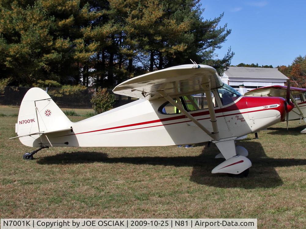 N7001K, 1950 Piper PA-20 Pacer C/N 20-108, At Hammonton