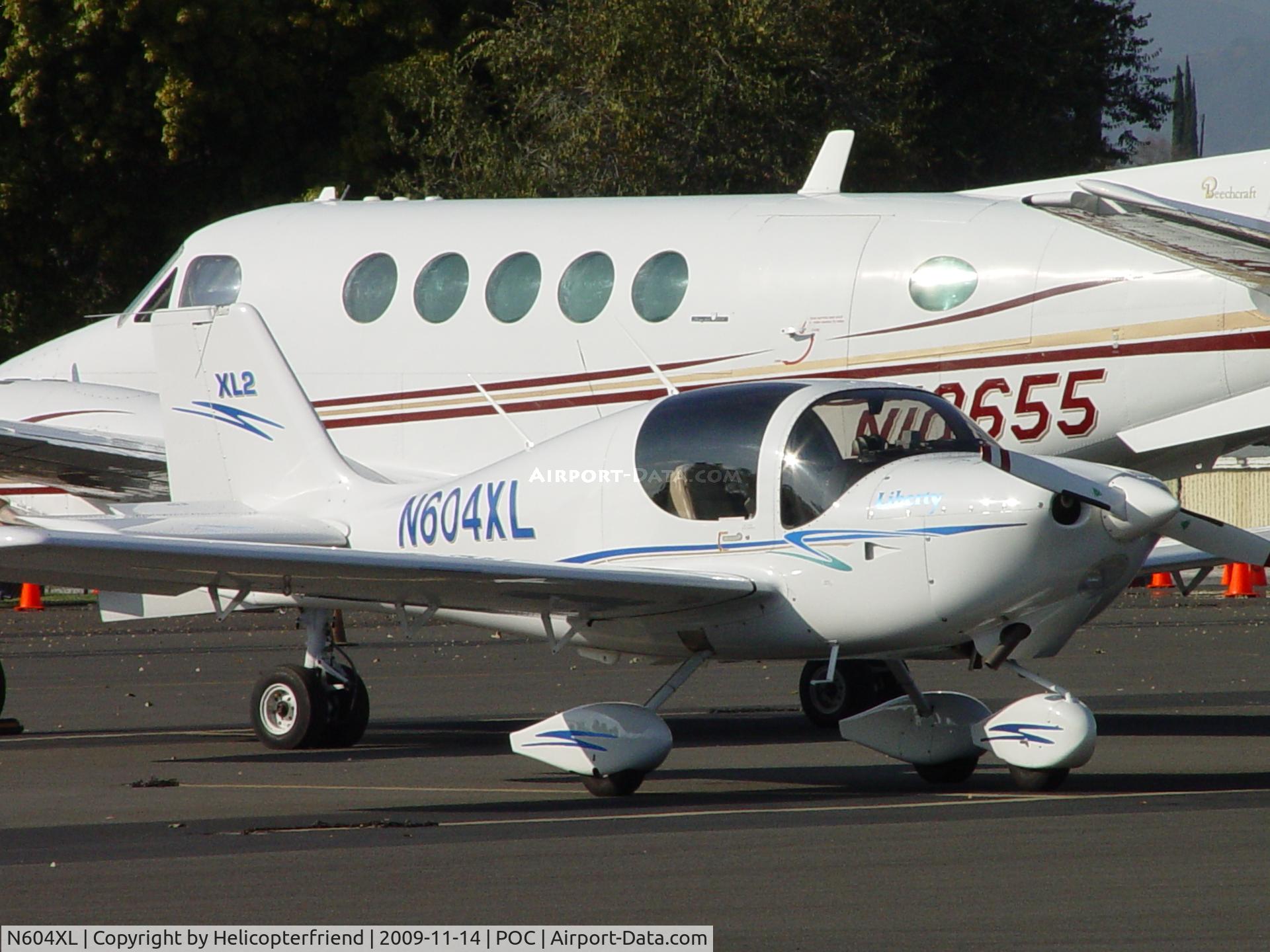N604XL, 2007 Liberty XL-2 C/N 0080, Parked in Transient Parking at Brackett