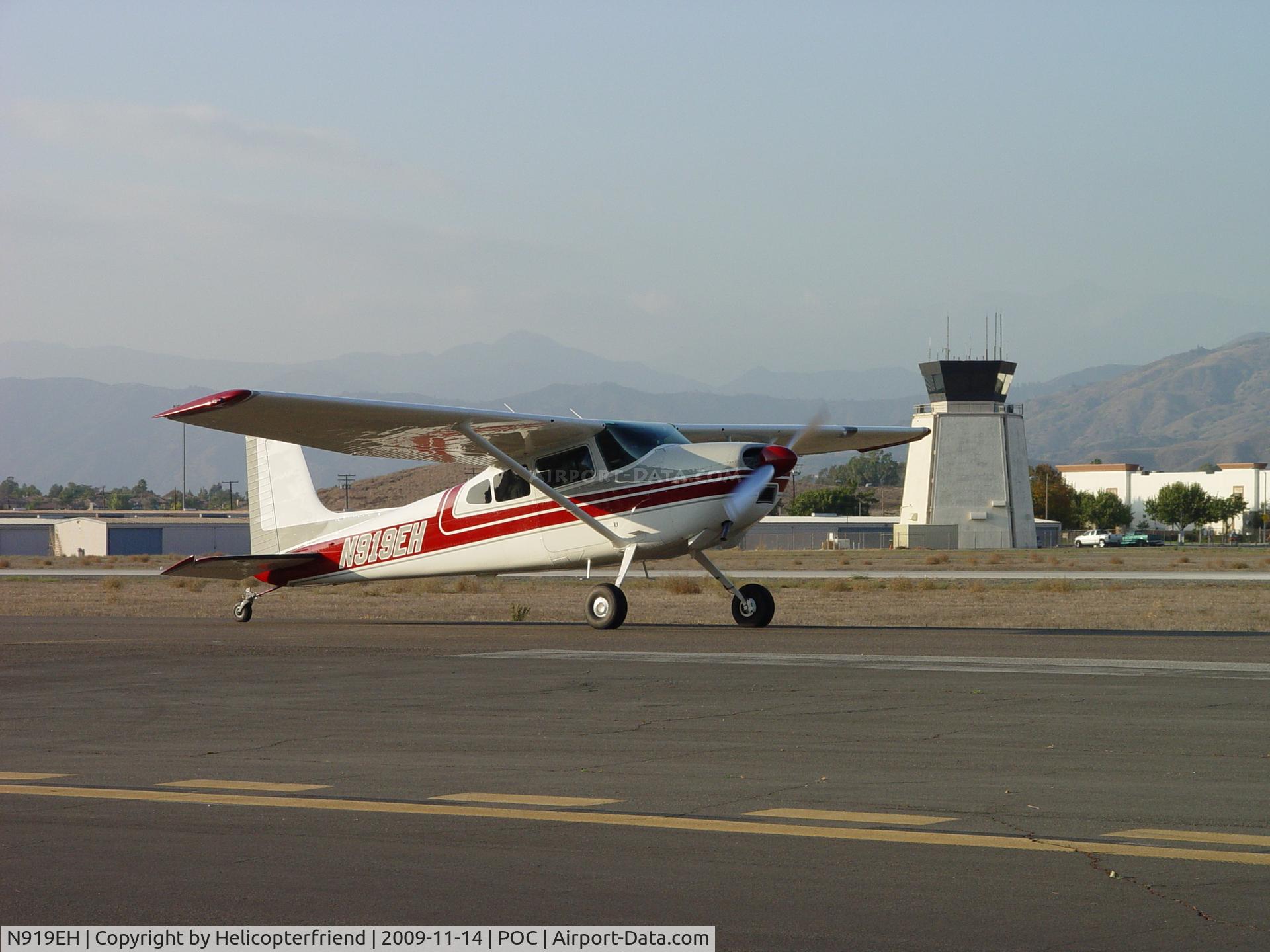 N919EH, 1959 Cessna 182C Skylane C/N 52391, Taxiing to 26L for take off