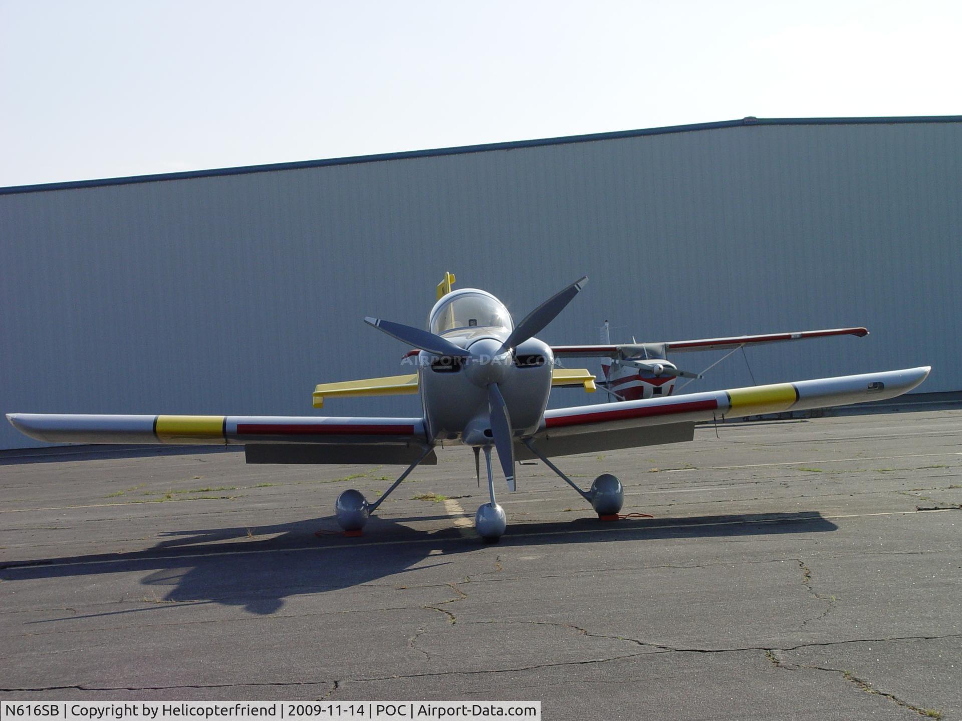N616SB, 2003 Vans RV-8 C/N 81638, Straight on shot