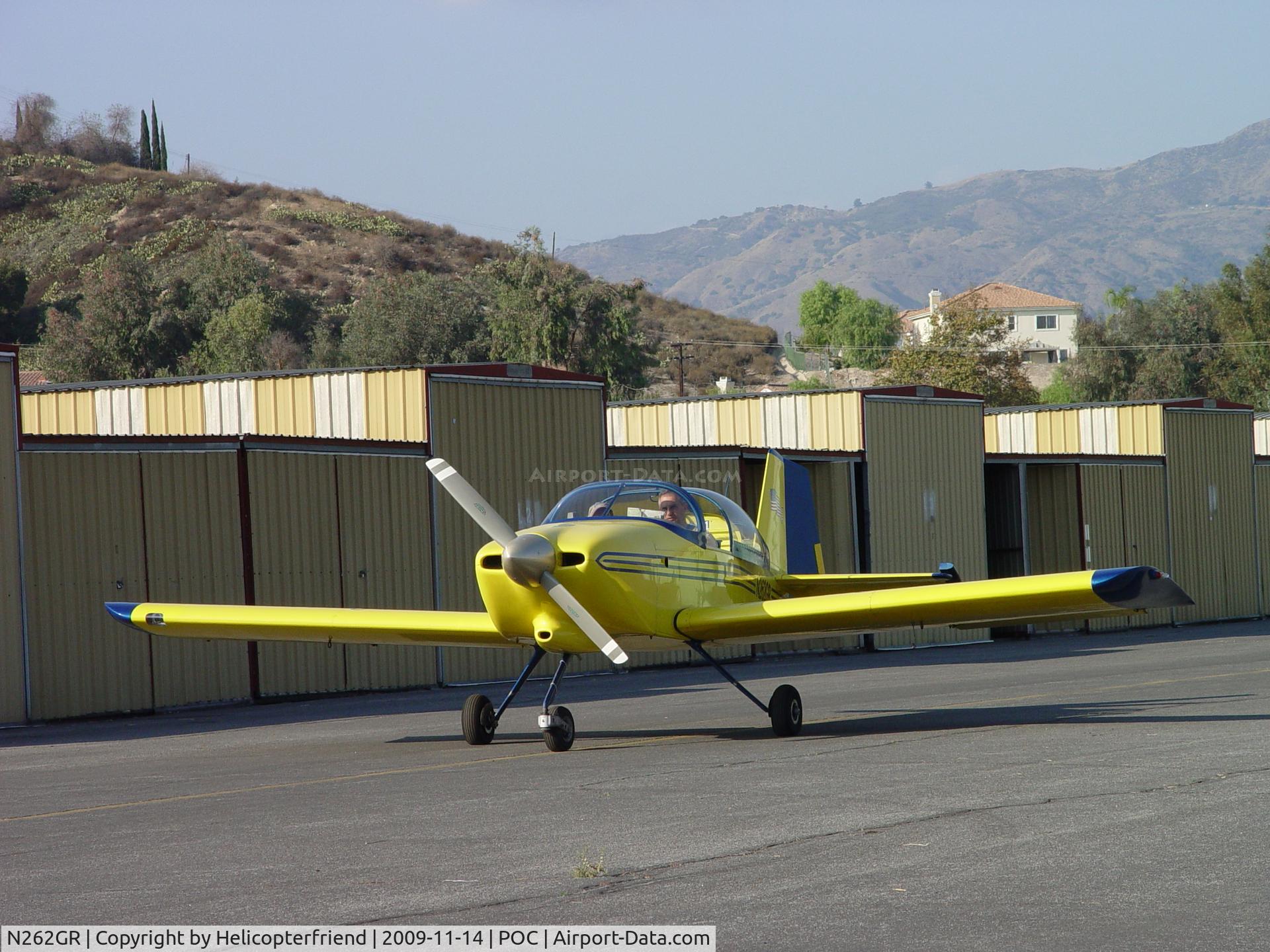 N262GR, 1996 Vans RV-6A C/N 21387, Getting ready to start up