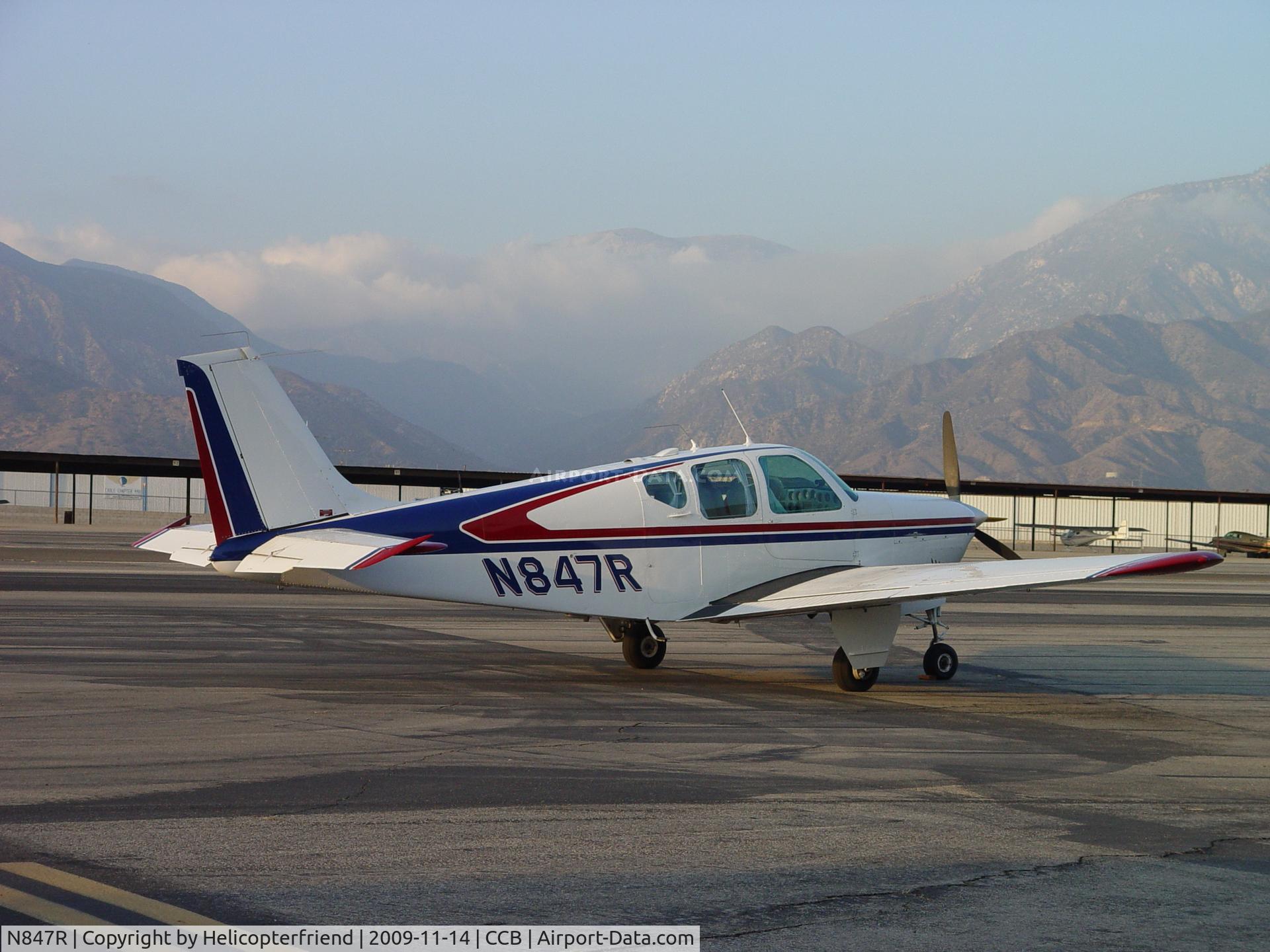 N847R, 1960 Beech 35-A33 Debonair C/N CD-261, Preparing to start
