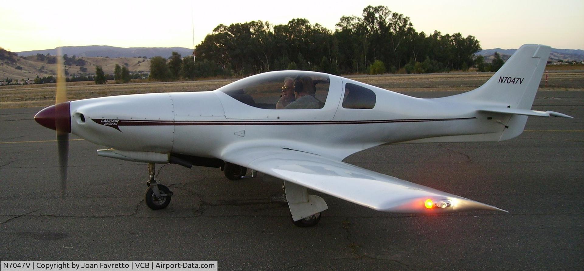 N7047V, 1985 Lancair 235 C/N 041, Lancair 235/290