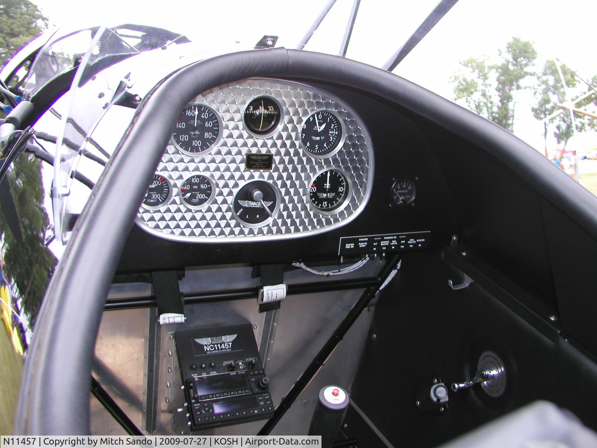 N11457, 1931 Waco QCF C/N 3540, EAA AirVenture 2009.