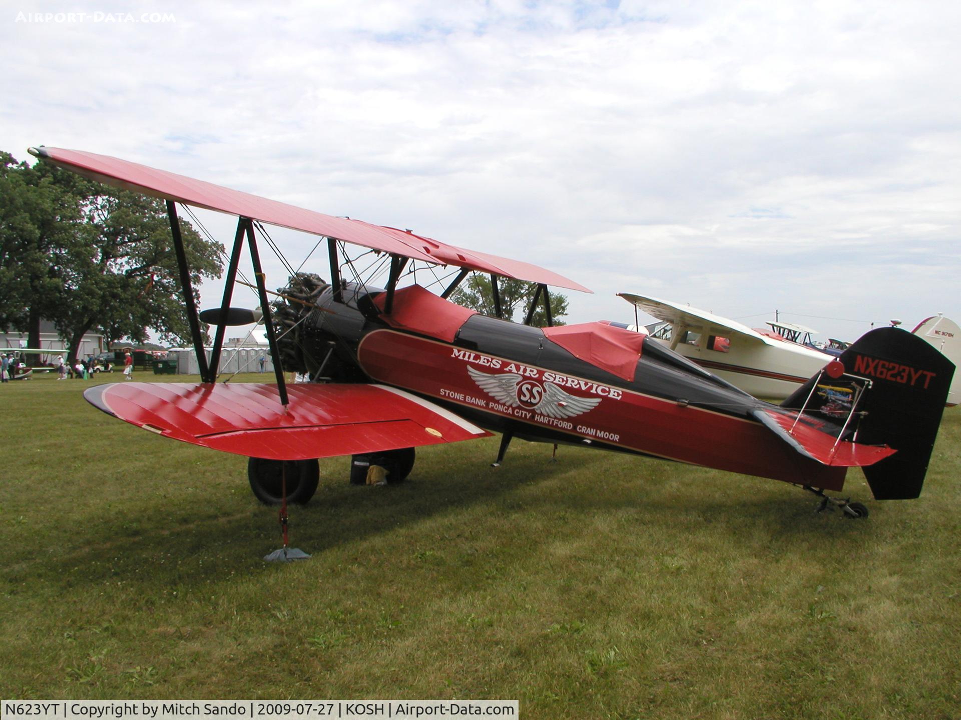 N623YT, 2004 Stearman 4-E Junior Speedmail C/N 623, EAA AirVenture 2009.