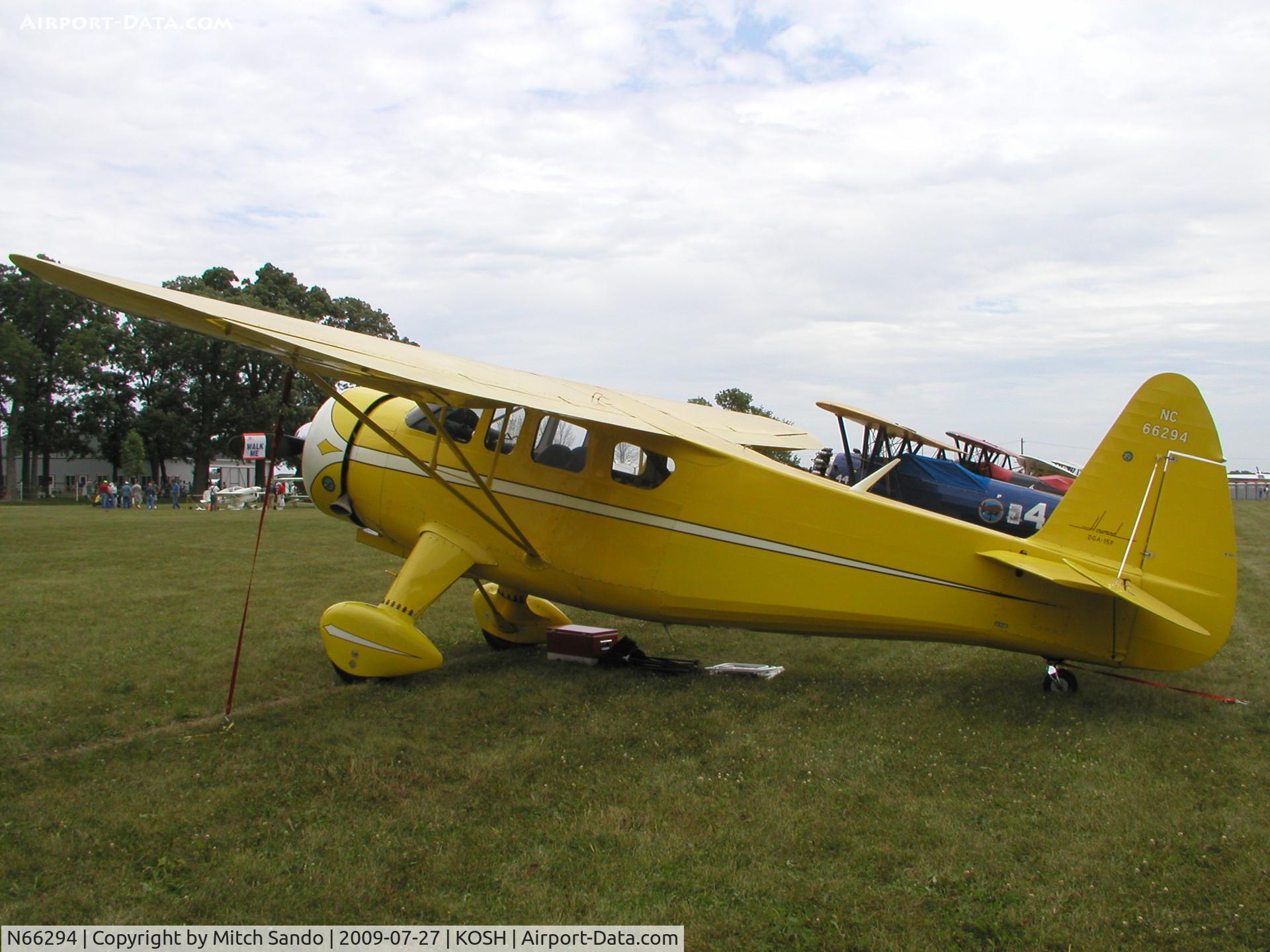 N66294, 1943 Howard Aircraft DGA-15P C/N 892, EAA AirVenture 2009.
