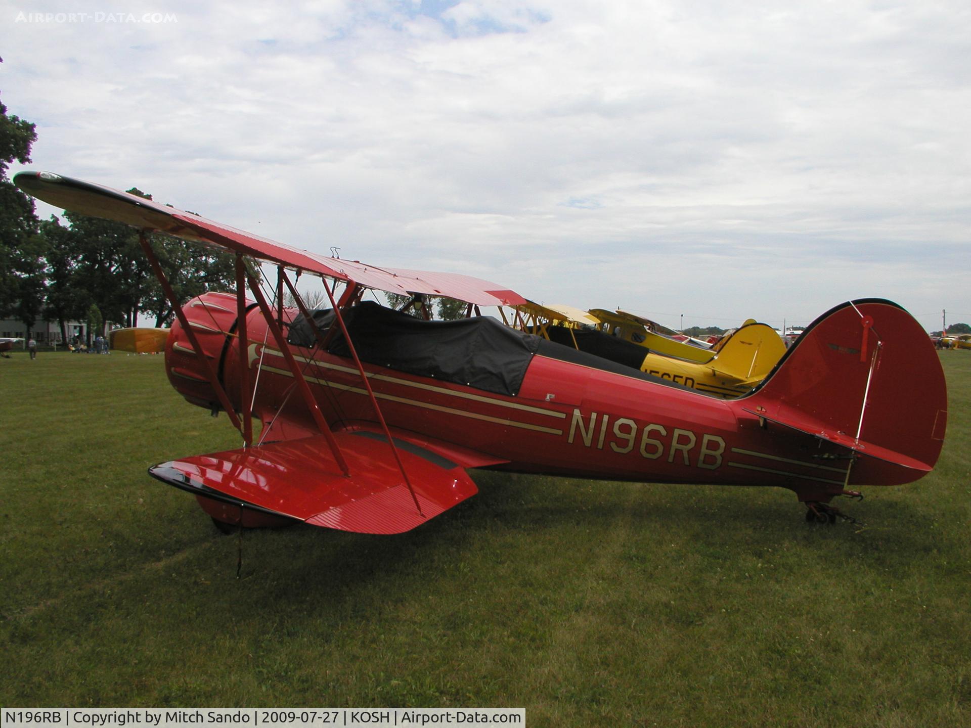 N196RB, 1996 Waco YMF C/N F5C-071, EAA AirVenture 2009.