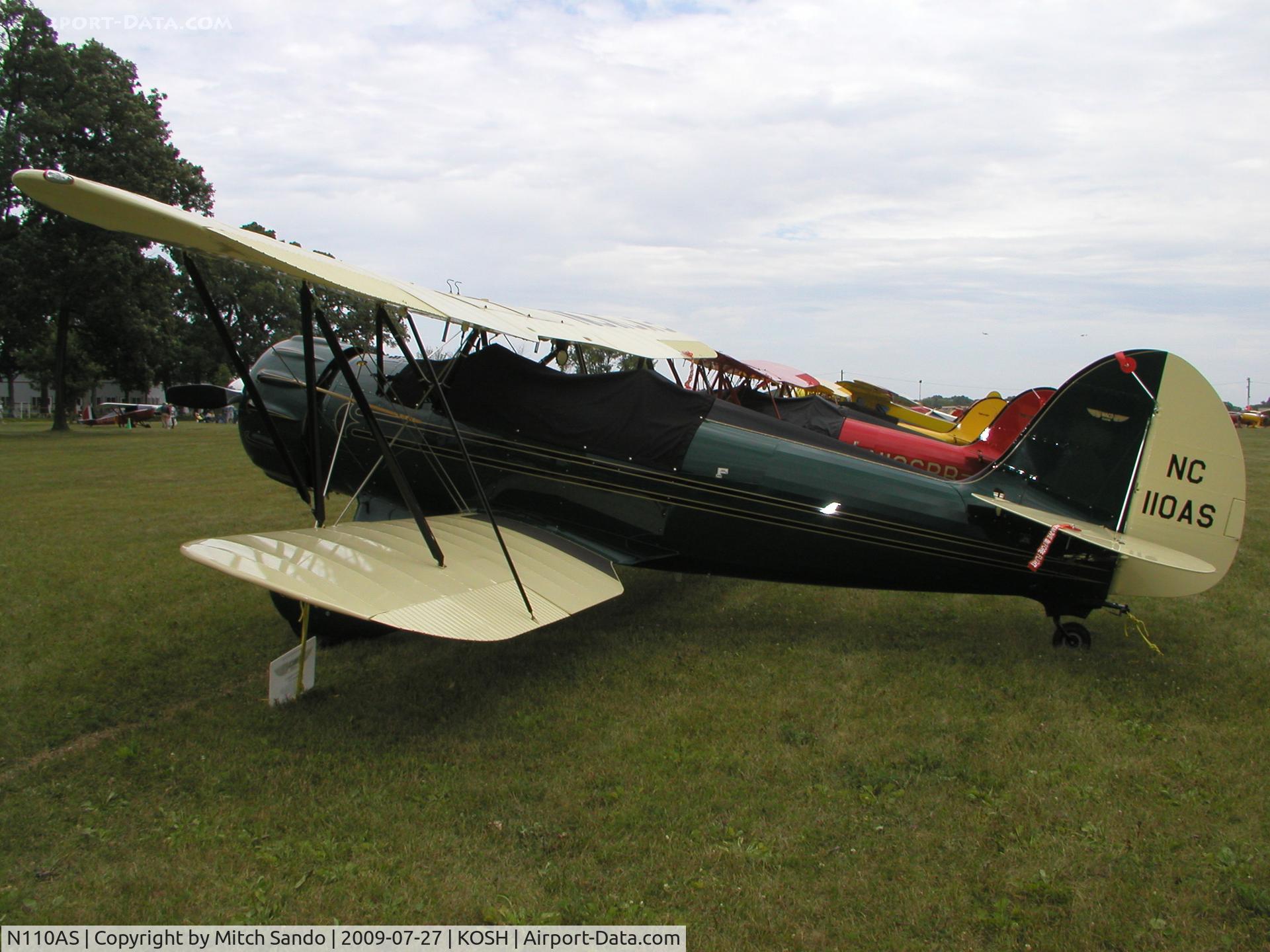 N110AS, 2005 Waco YMF-F5C C/N F5C110, EAA AirVenture 2009.