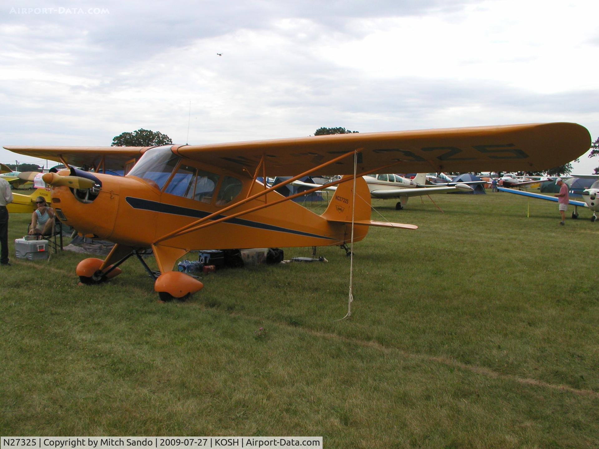 N27325, 1940 Aeronca 60-TF C/N 1380T, EAA AirVenture 2009.