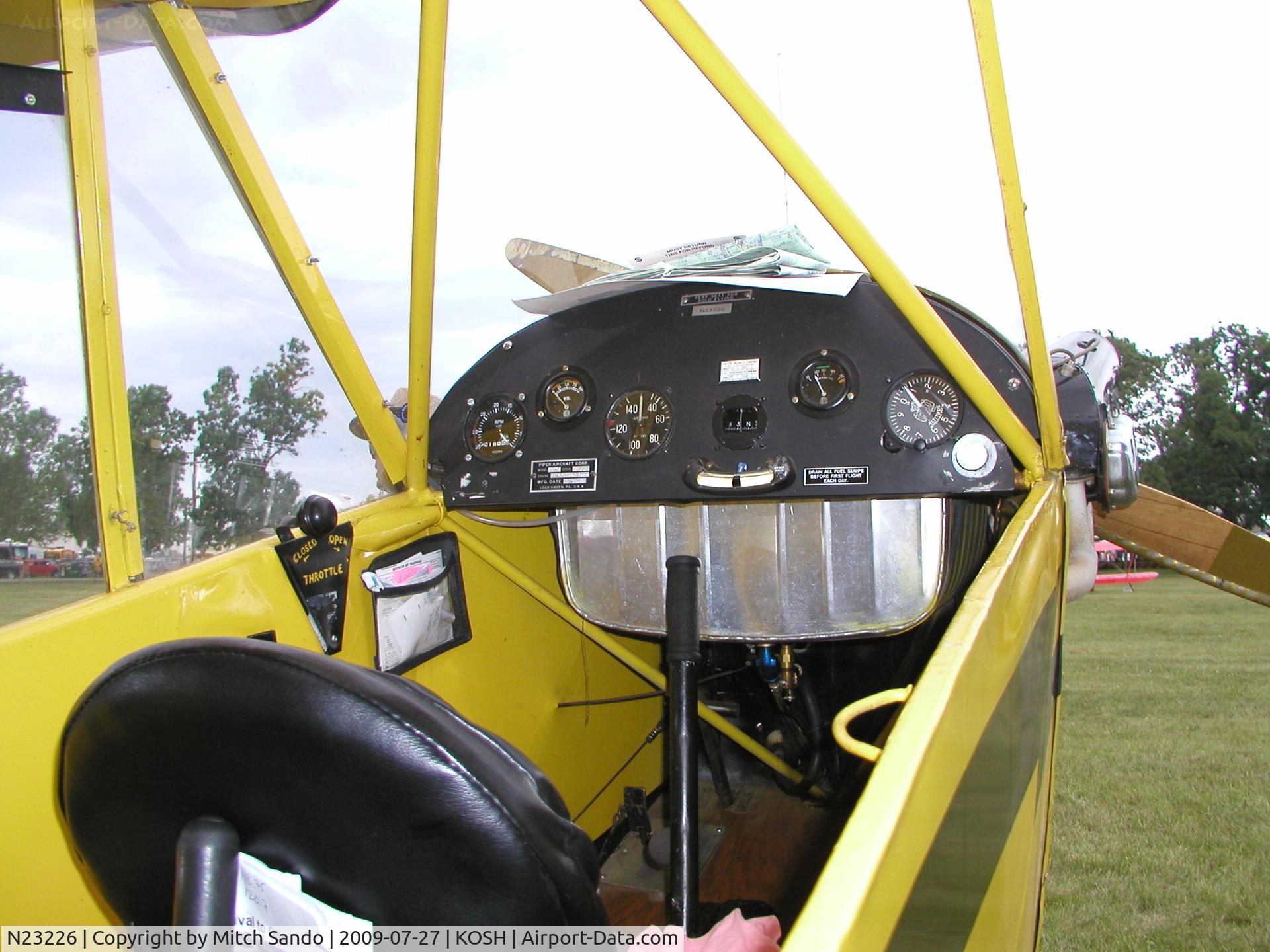 N23226, 1939 Piper J3F-50 C/N 2992, EAA AirVenture 2009.