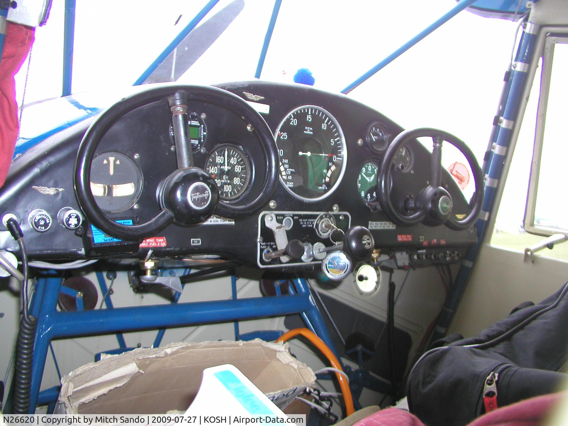 N26620, 1940 Taylorcraft BF-65 C/N 1962, EAA AirVenture 2009.