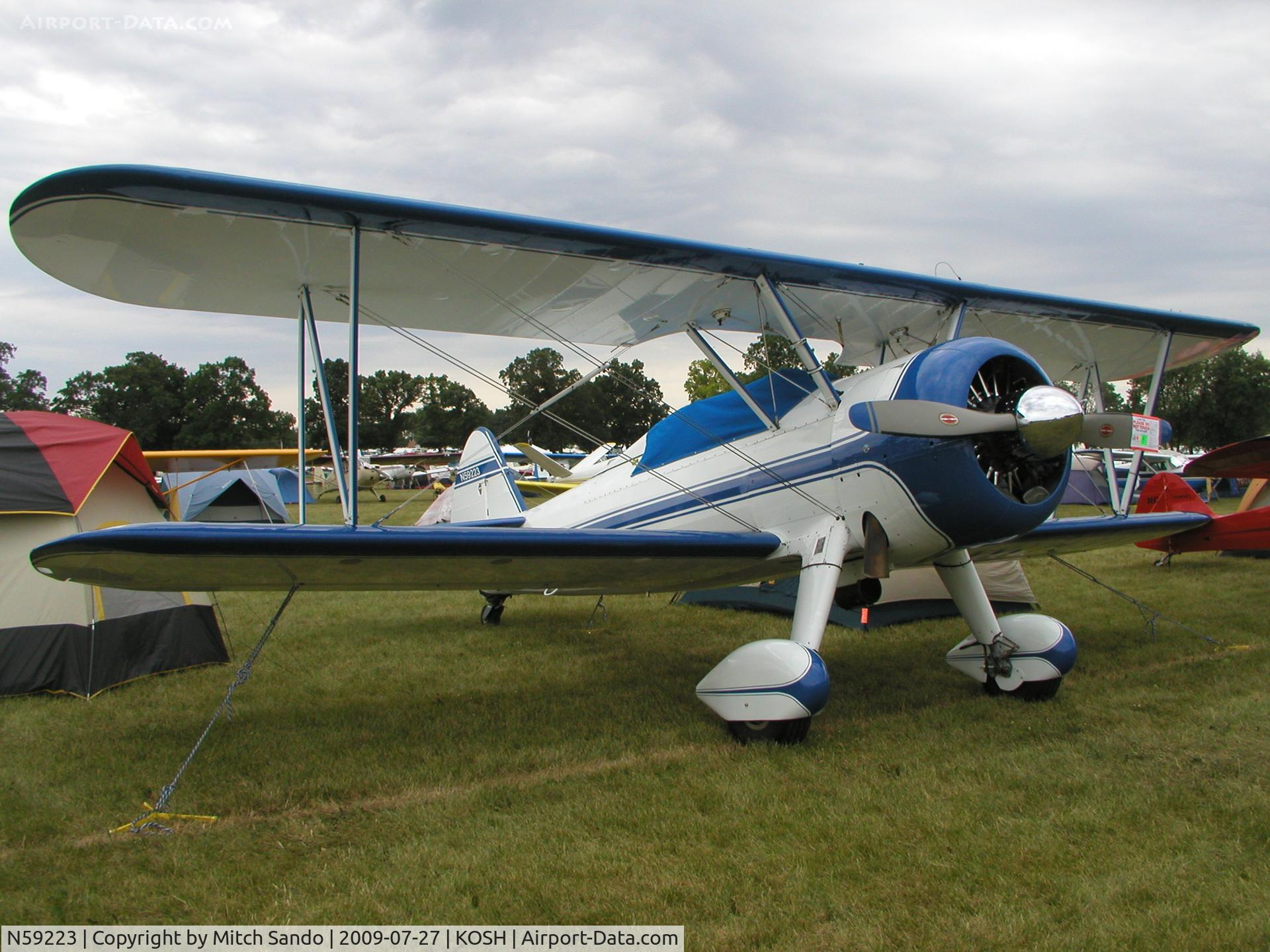 N59223, 1942 Boeing A75N1(PT17) C/N 75-2740, EAA AirVenture 2009.