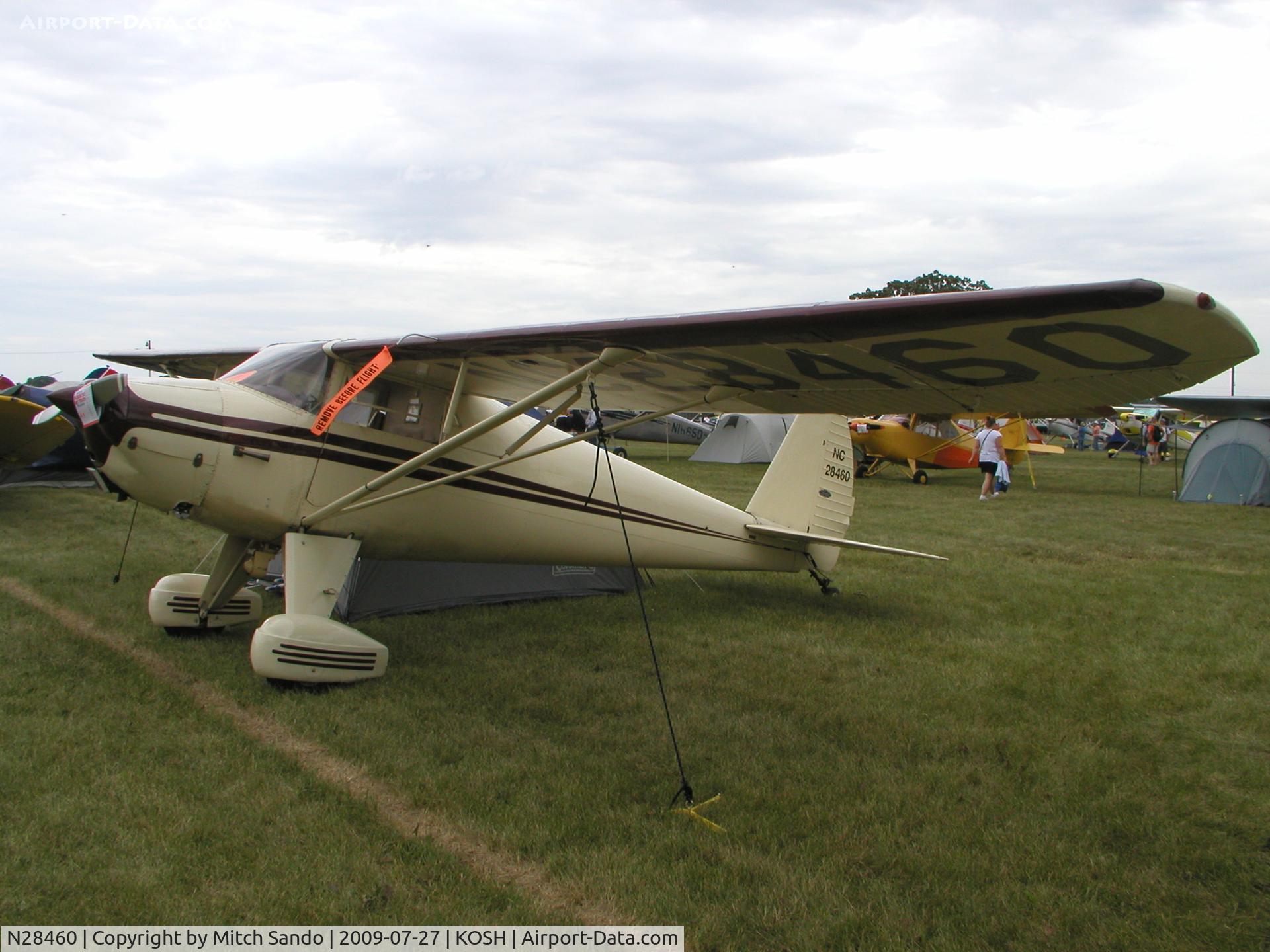N28460, 1940 Luscombe 8B C/N 1327, EAA AirVenture 2009.