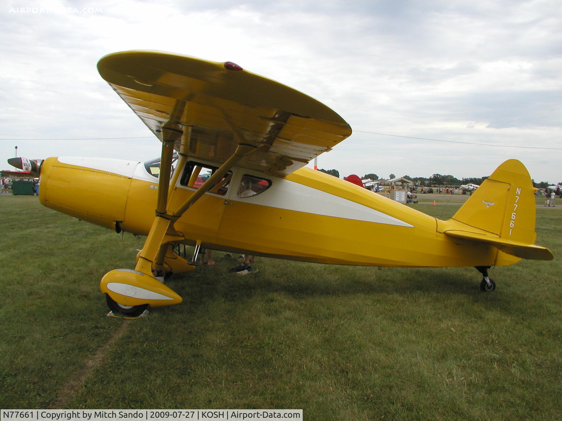 N77661, 1947 Fairchild 24R-46 C/N R46-361, EAA AirVenture 2009.