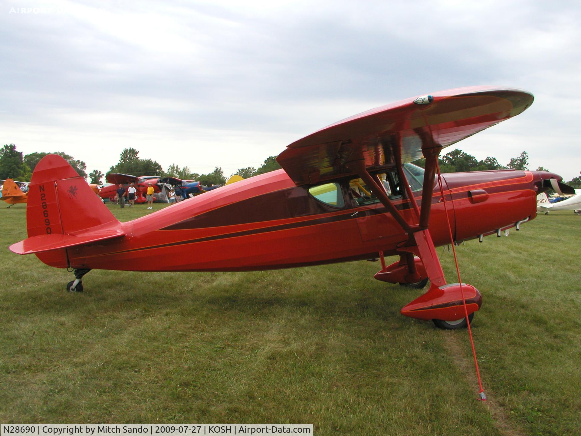 N28690, 1941 Fairchild 24W-41A C/N W41A-111, EAA AirVenture 2009.