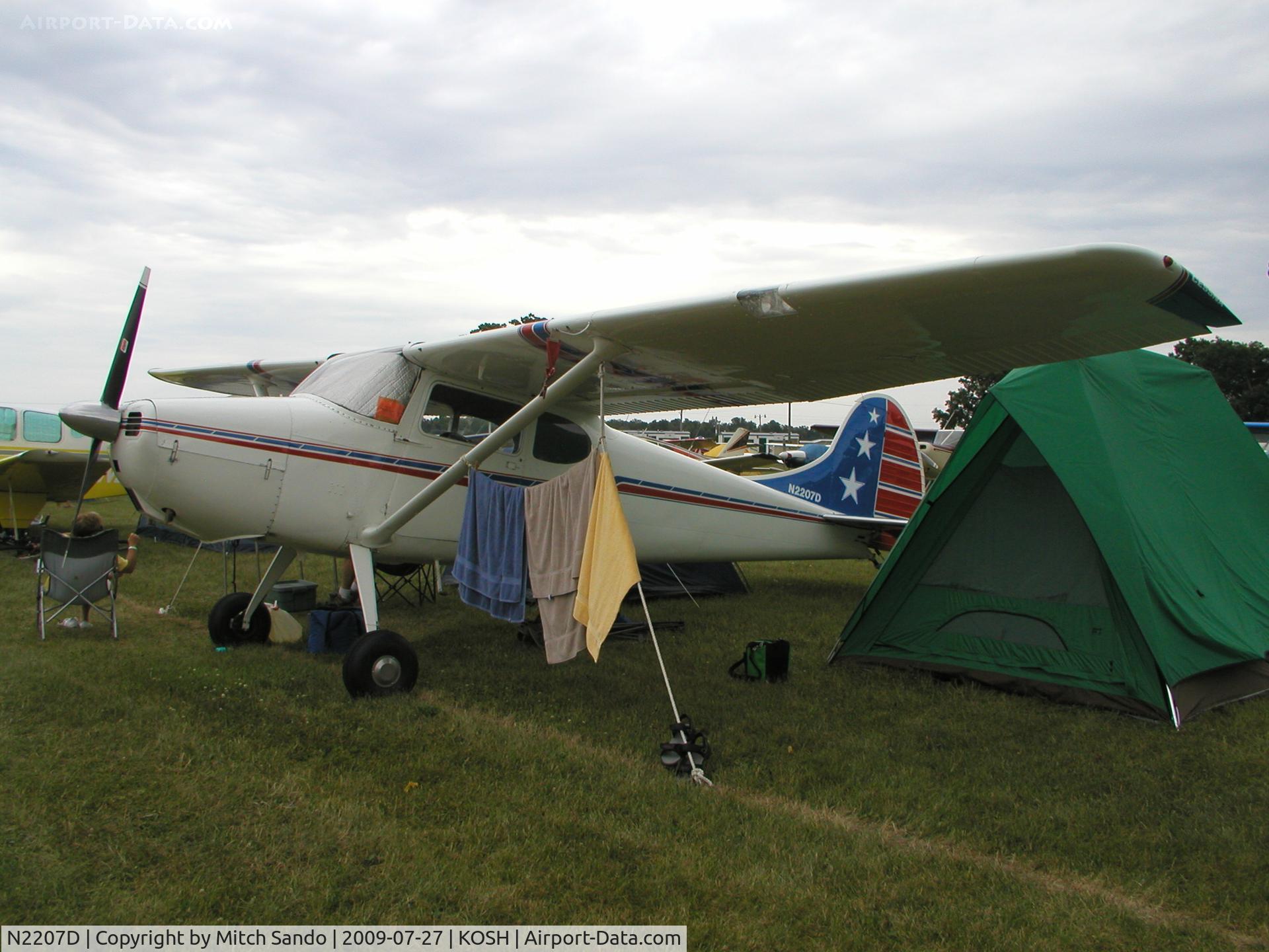 N2207D, 1952 Cessna 170B C/N 20359, EAA AirVenture 2009.