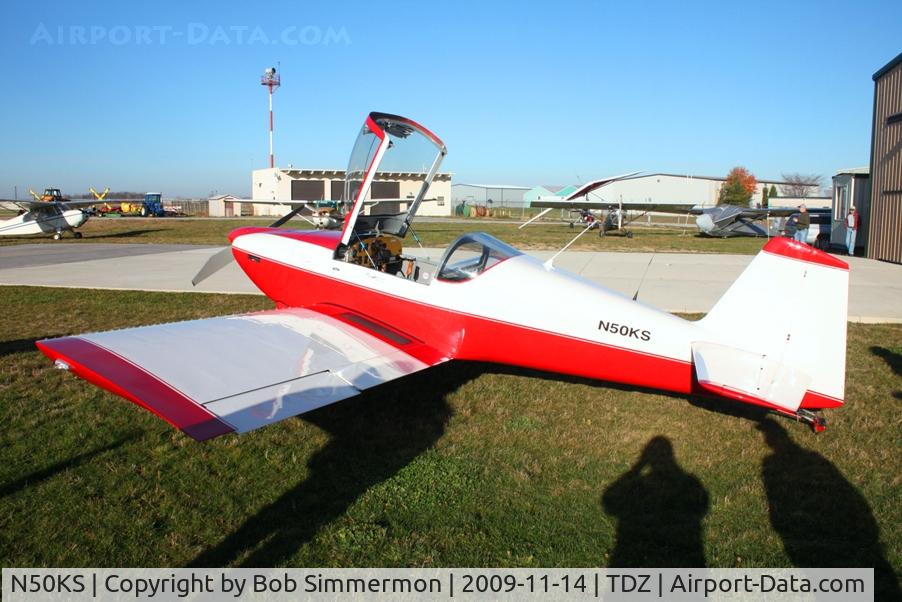 N50KS, 2001 Vans RV-6 C/N 20535, At the EAA breakfast fly-in - Toledo, Ohio.