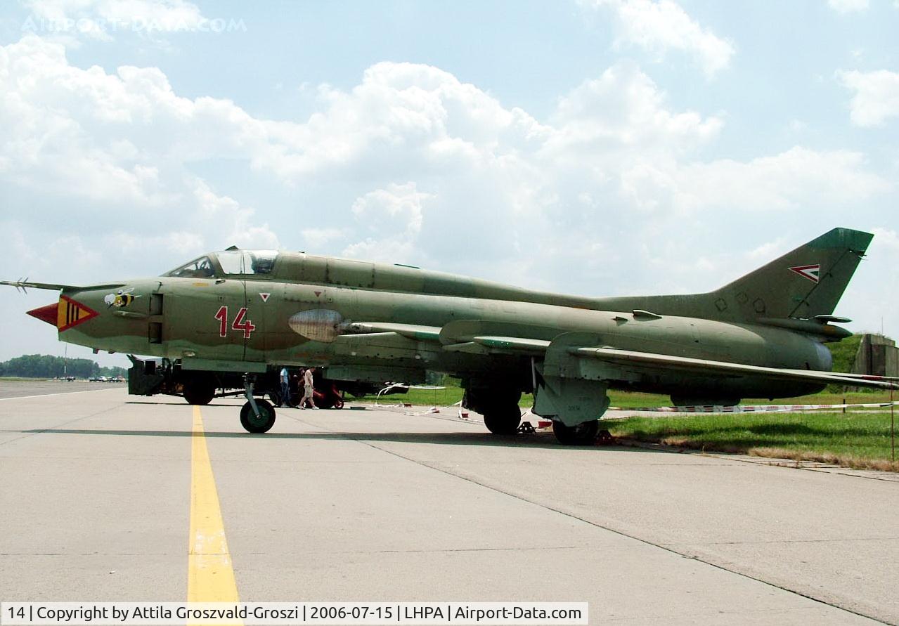 14, 1983 Sukhoi Su-22M-3 C/N 51814, Pápa HUNAF Base Airport