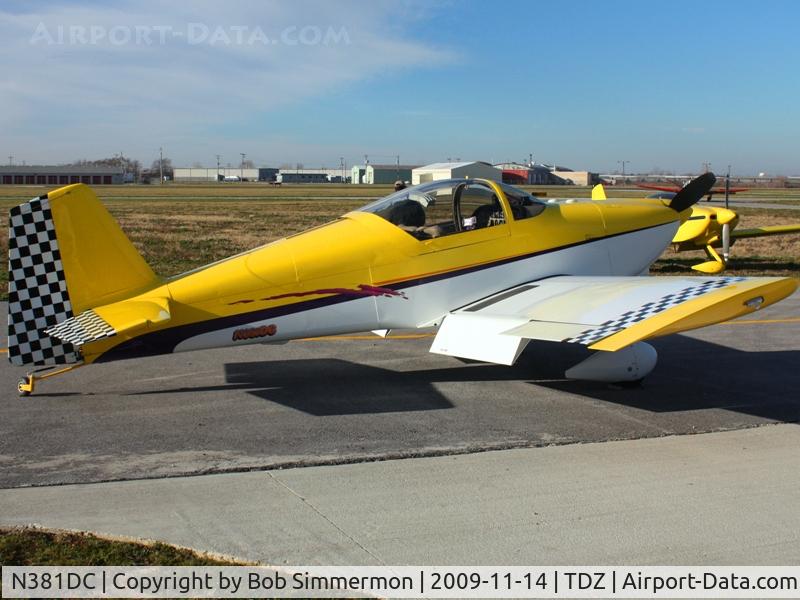 N381DC, 2001 Vans RV-6 C/N 25265, At the EAA breakfast fly-in - Toledo, Ohio.