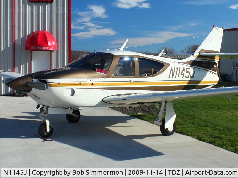 N1145J, 1974 Aero Commander 112 C/N 145, At the EAA breakfast fly-in - Toledo, Ohio.