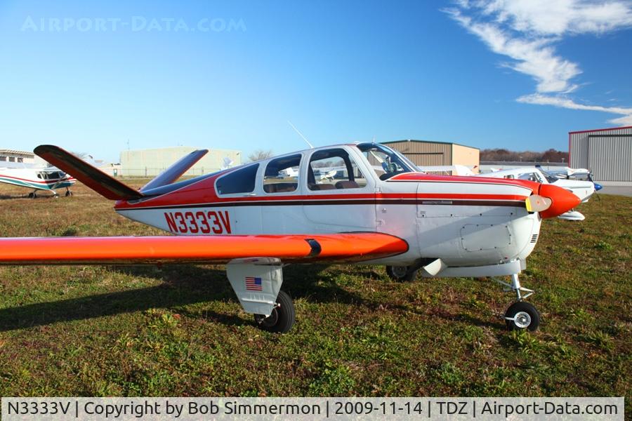 N3333V, 1947 Beech 35 Bonanza C/N D-795, At the EAA breakfast fly-in - Toledo, Ohio.