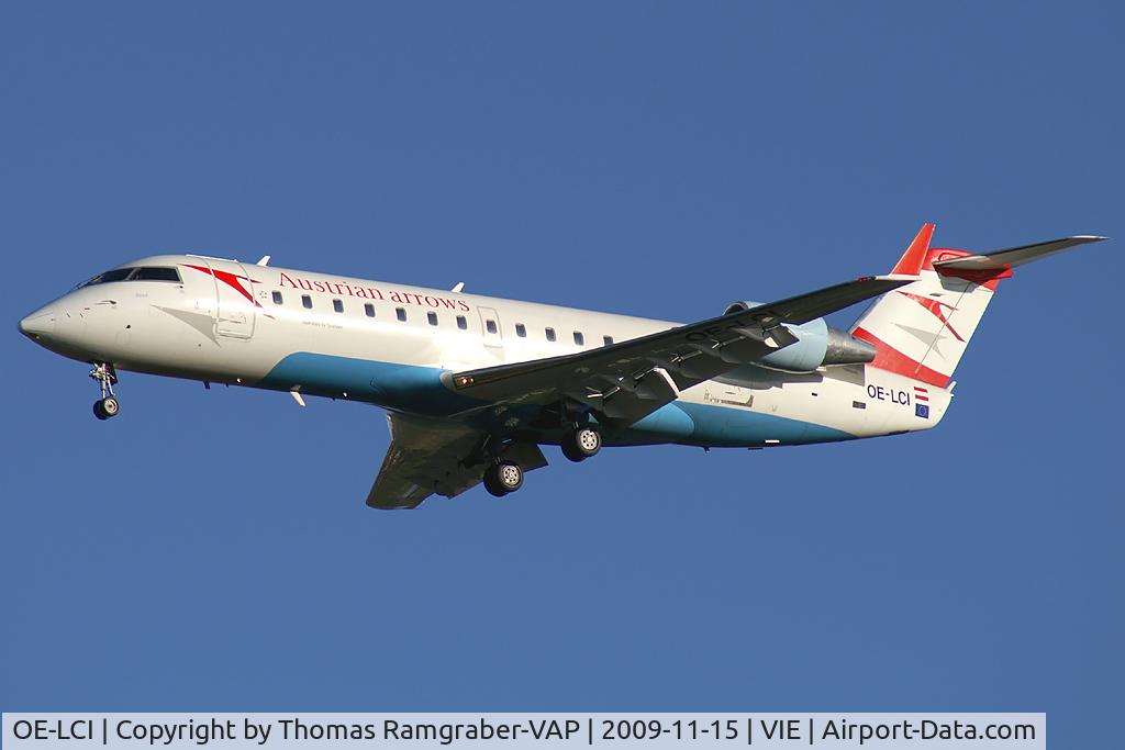 OE-LCI, 1996 Canadair CRJ-200LR (CL-600-2B19) C/N 7133, Austrian Arrows Canadair Regionaljet