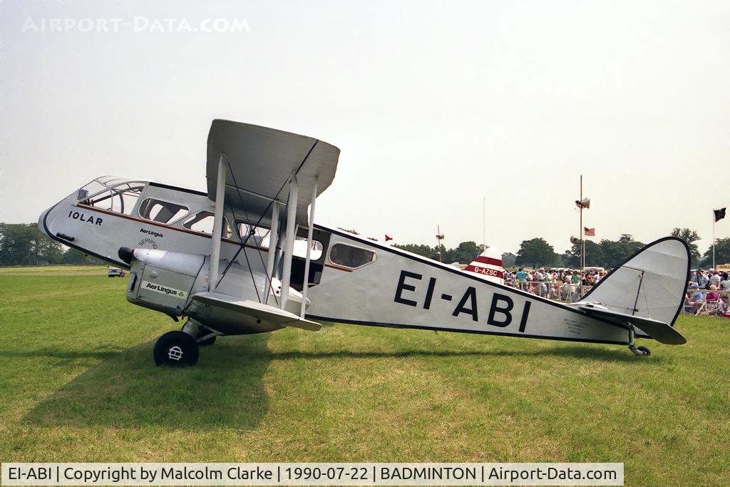 EI-ABI, 1936 De Havilland DH-84 Dragon 2 C/N 6105, De Havilland DH-84 Dragon 2. 'Iolar' at Badminton Air Day held annually in the grounds of Badminton House on estate of the Duke of Beaufort.