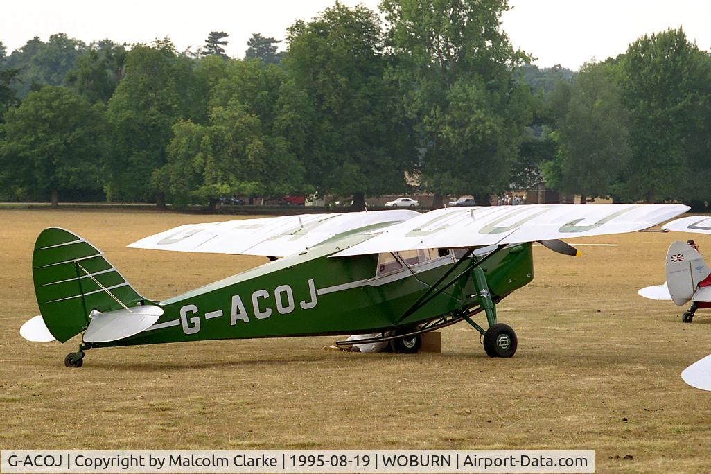 G-ACOJ, 1934 De Havilland DH.85 Leopard Moth C/N 7035, De Havilland DH-85 Leopard Moth at the De Havilland Tiger Moth Rally held in the grounds of Woburn Abbey.