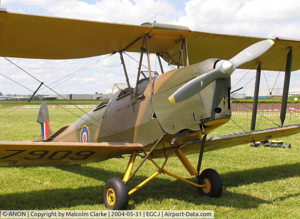 G-ANON, 1941 De Havilland DH-82A Tiger Moth II C/N 84270, De Havilland DH-82A Tiger Moth II.  T7909 at Veteran and Vintage Day, Sherburn-in-Elmet.