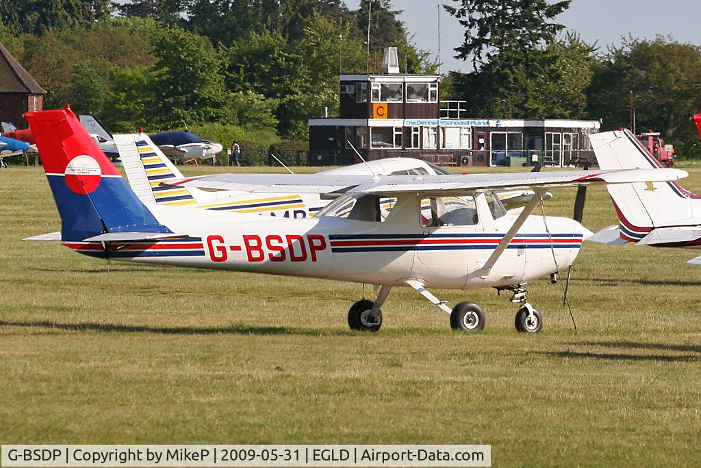 G-BSDP, 1977 Cessna 152 C/N 152-80268, Denham based Cessna.