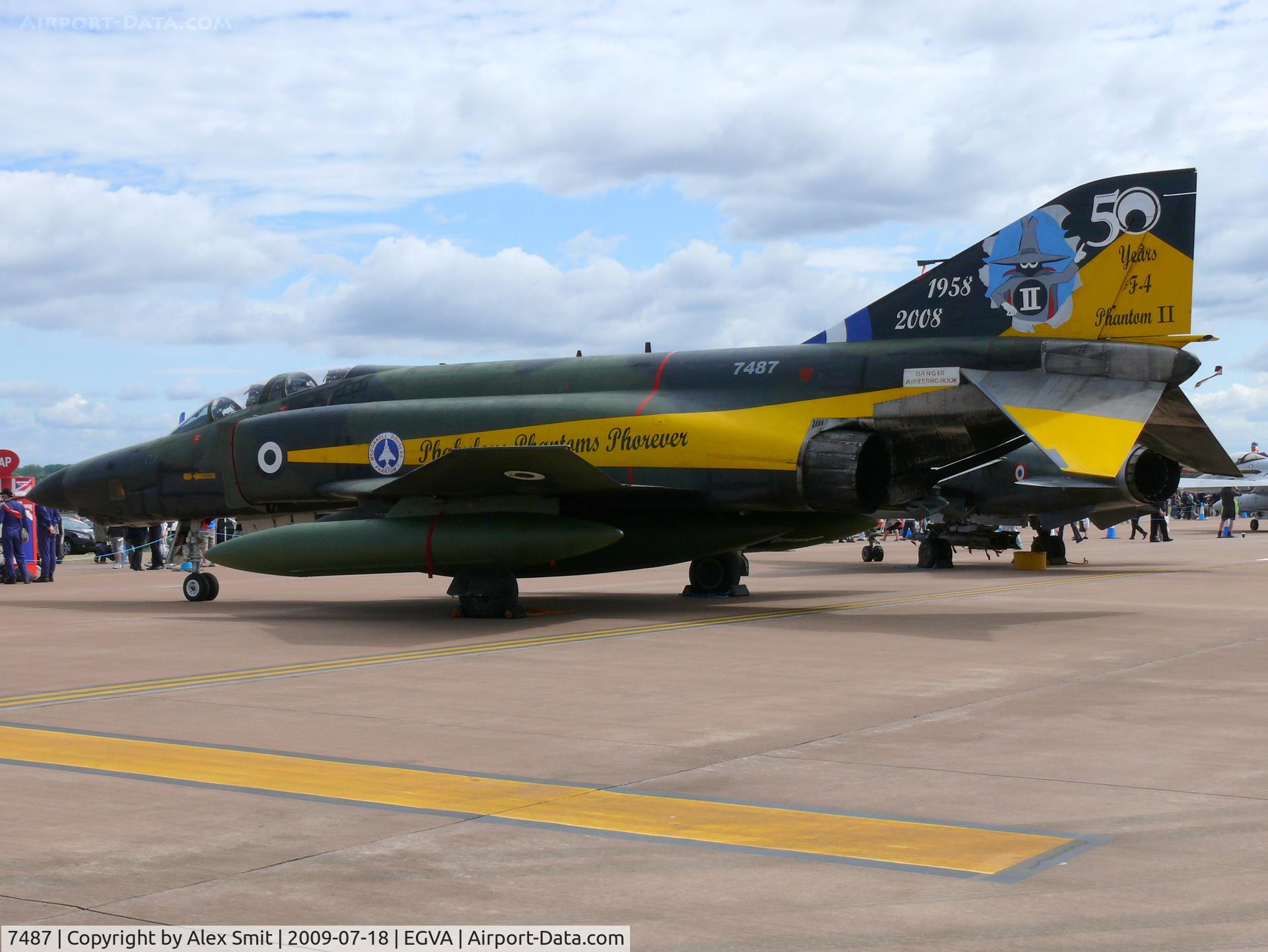 7487, McDonnell Douglas RF-4E Phantom II C/N 4101, McDonnell Douglas F-4E Phantom 7487 Hellenic Air Force