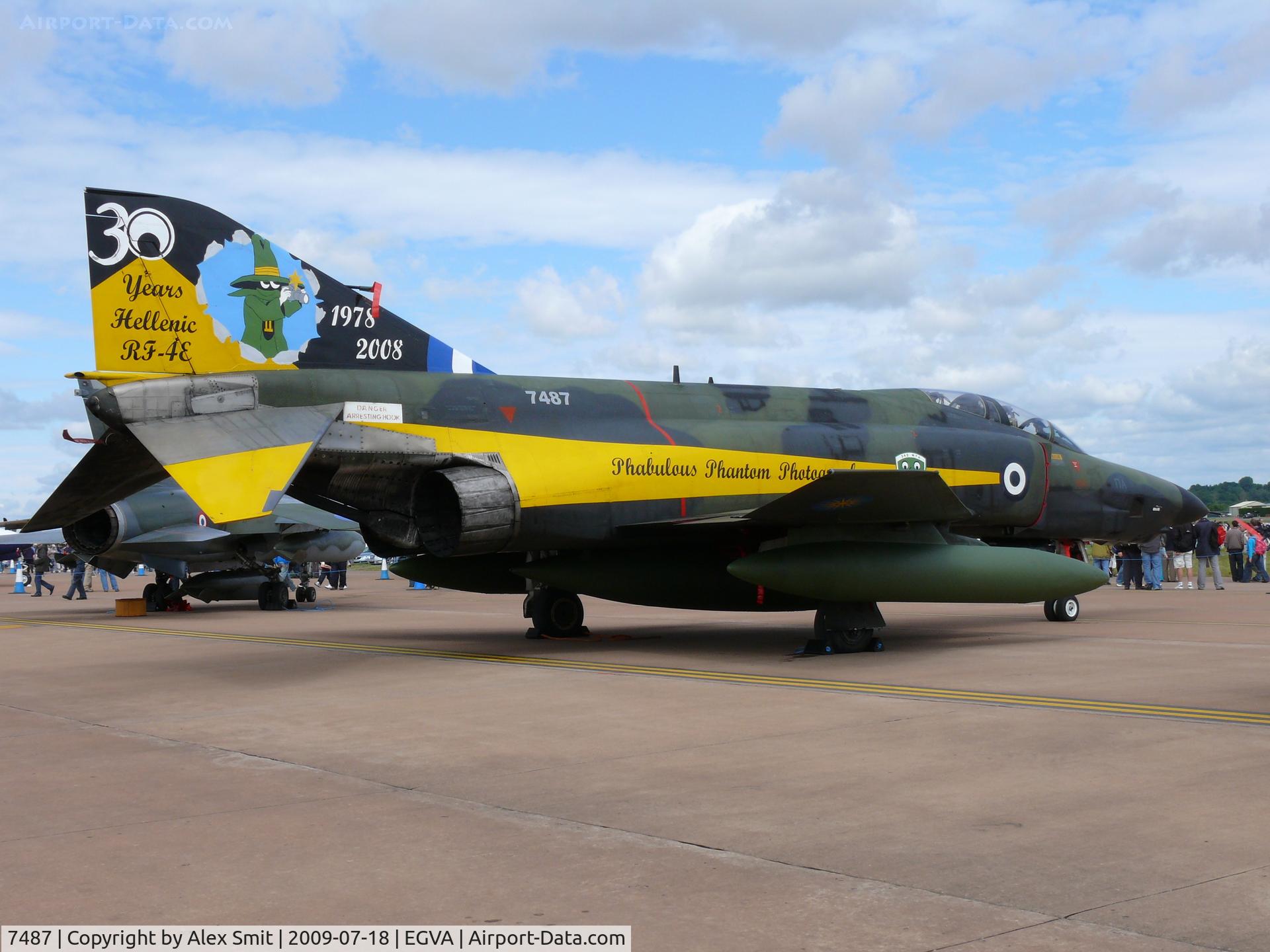7487, McDonnell Douglas RF-4E Phantom II C/N 4101, McDonnell Douglas F-4E Phantom 7487 Hellenic Air Force