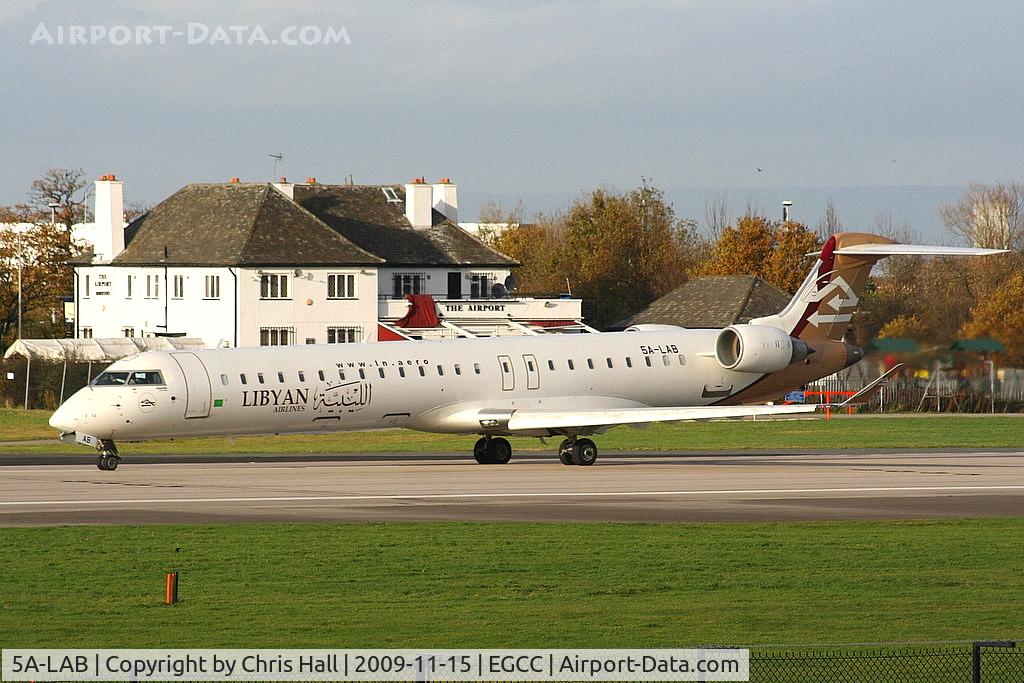 5A-LAB, 2007 Bombardier CRJ-900ER (CL-600-2D24) C/N 15121, Libyan Airlines